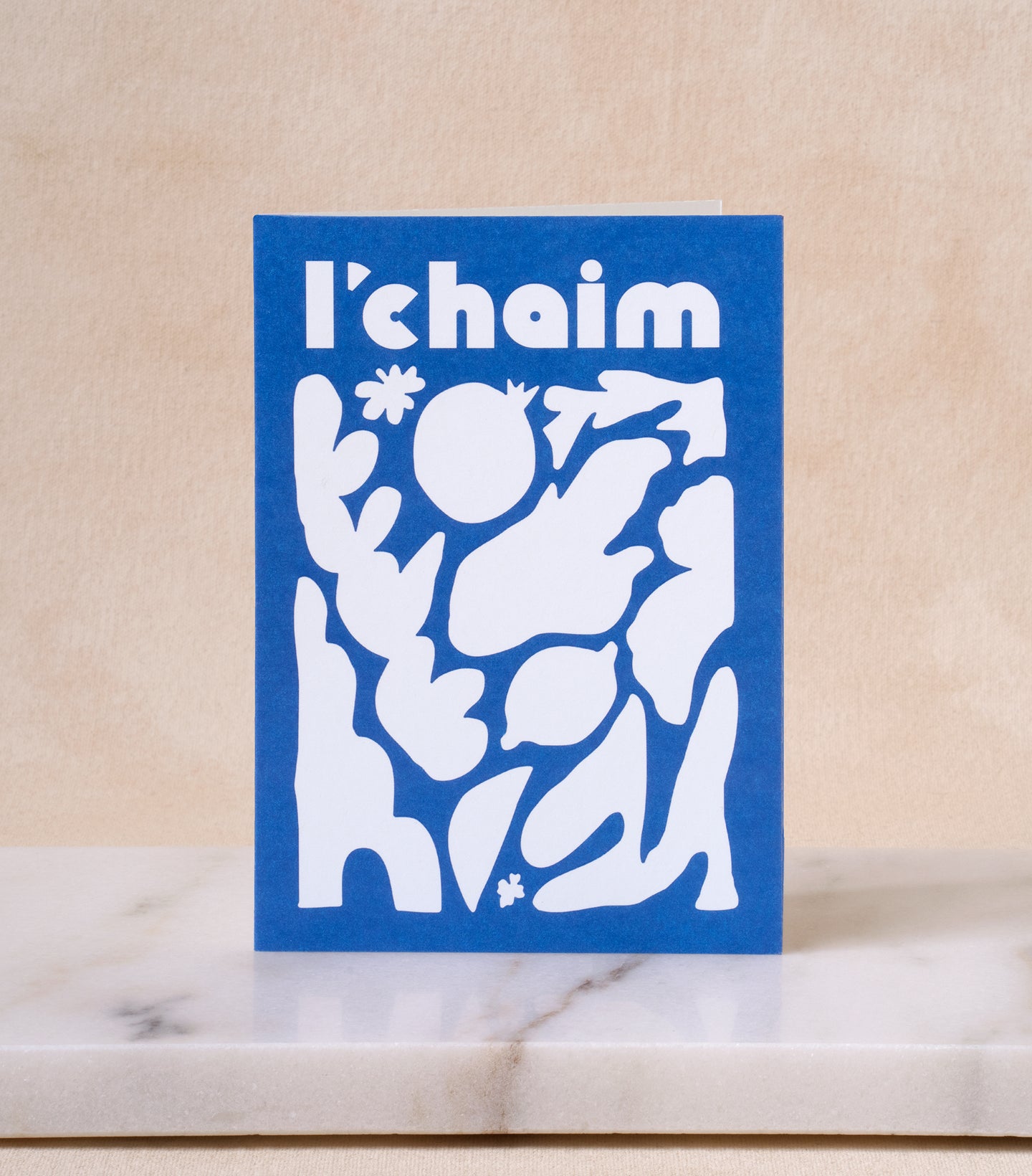 Load image into Gallery viewer, L'Chaim greeting card, 4x6
