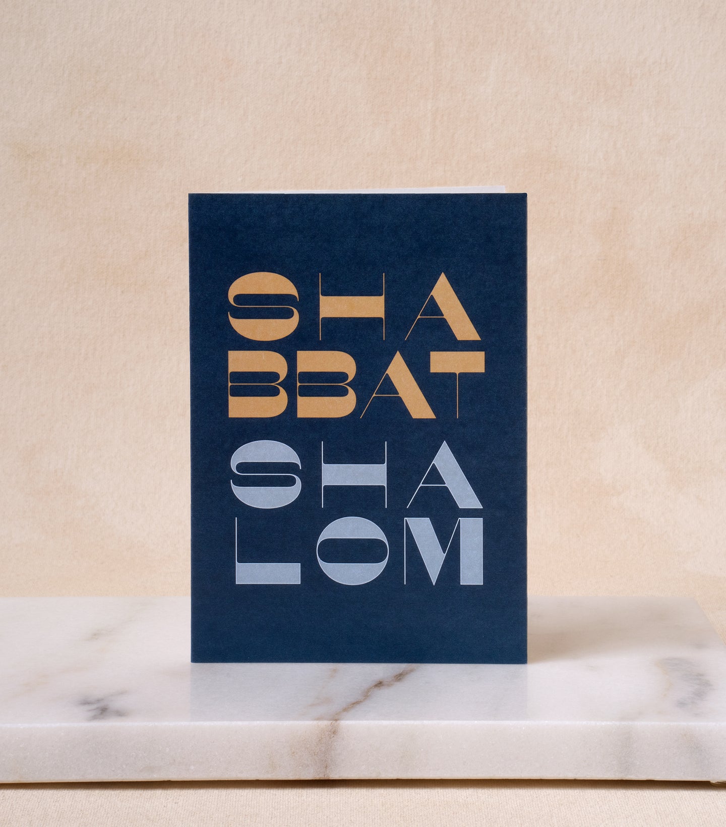 Load image into Gallery viewer, Shabbat Shalom greeting card, 4x6