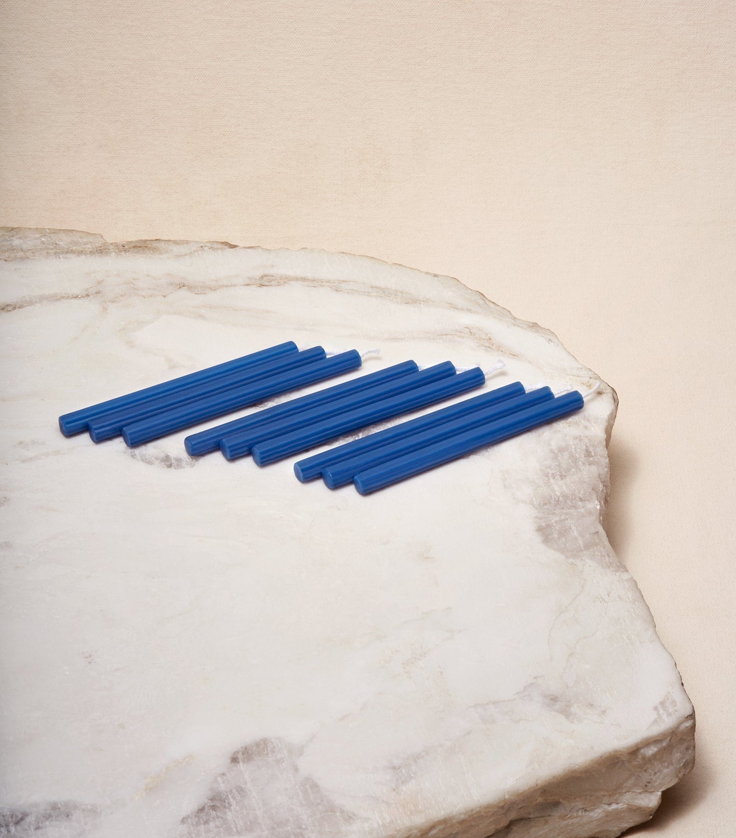 Load image into Gallery viewer,  Chanukah Candles in Midnight Blue Via Maris