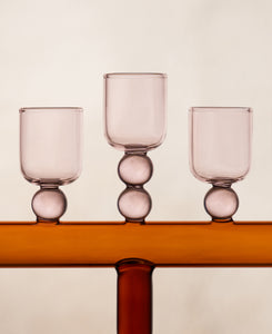Glass Chanukiah