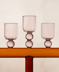 Glass Chanukiah