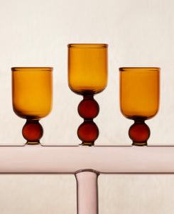 Glass Chanukiah