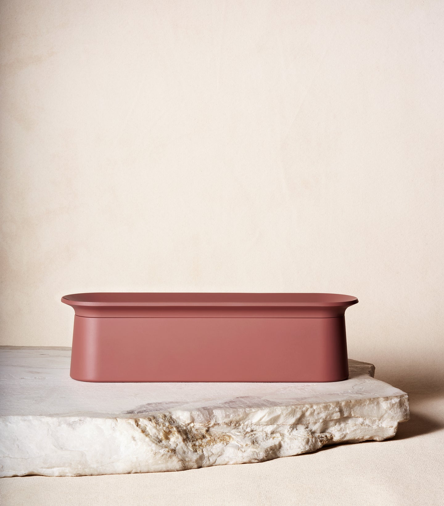 Load image into Gallery viewer, Block Chanukiah in Clay side view
