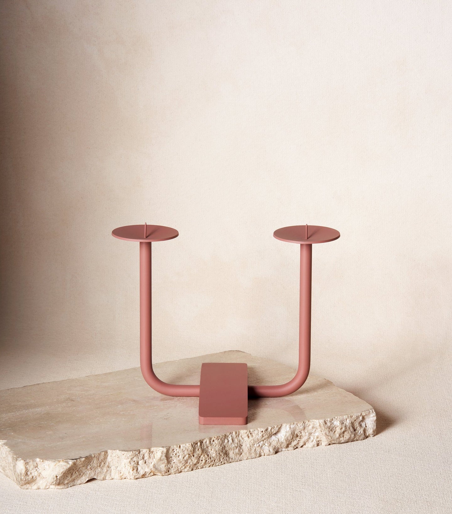 Load image into Gallery viewer, Rest Candleholder in Clay Red
