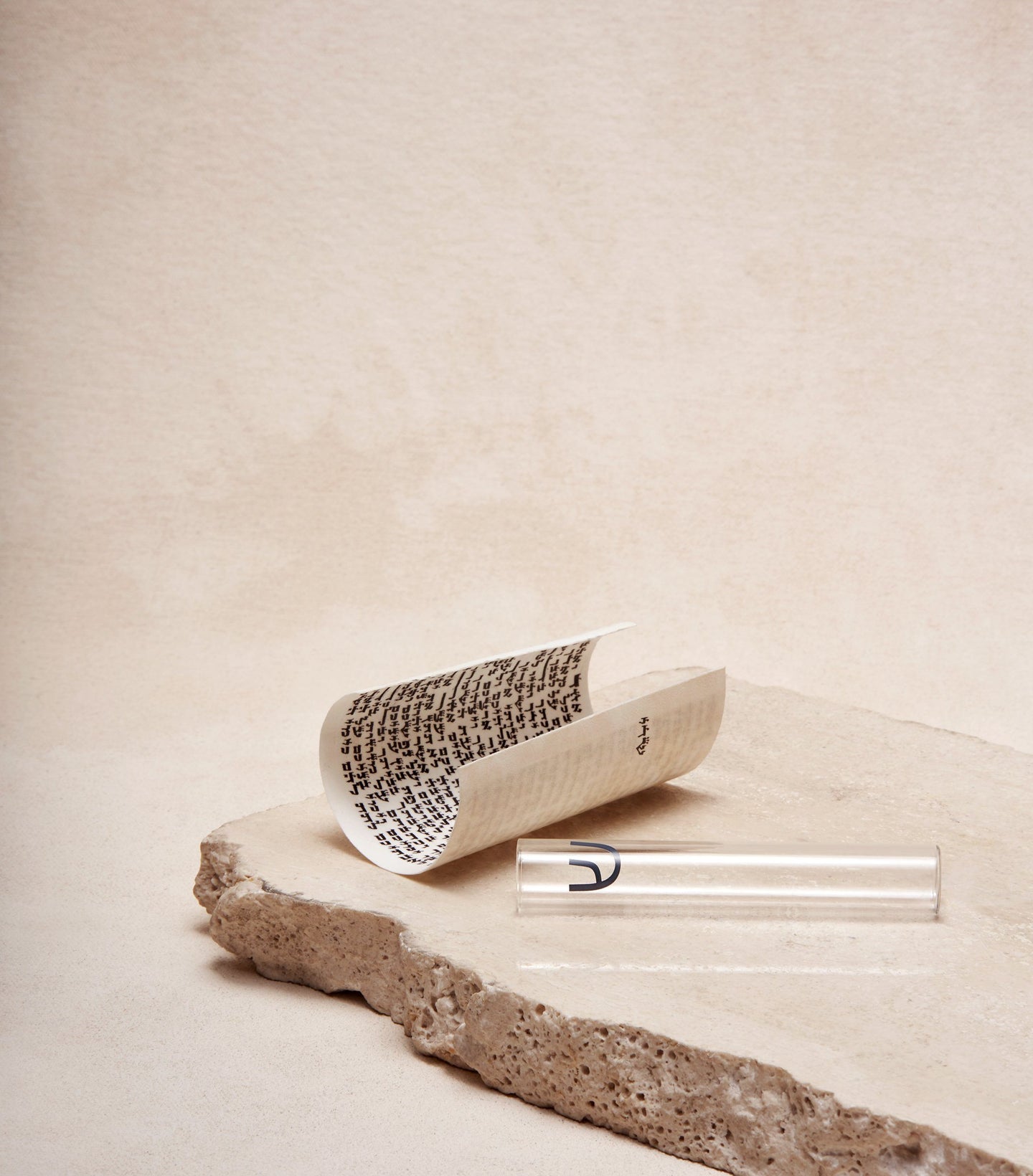 Load image into Gallery viewer, Handmade Mezuzah Scroll and class case
