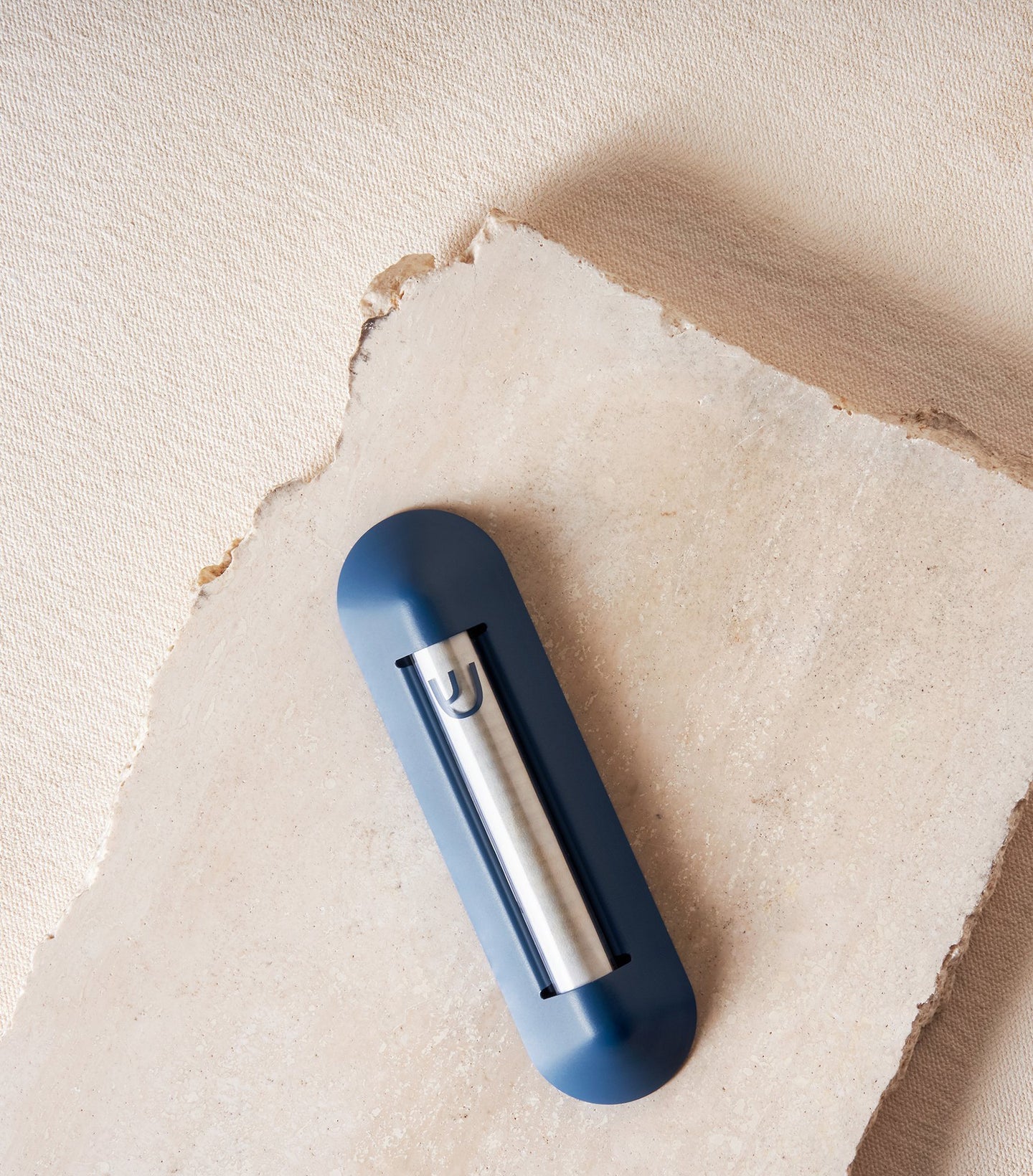 Load image into Gallery viewer, Shelter Mezuzah in Midnight blue
