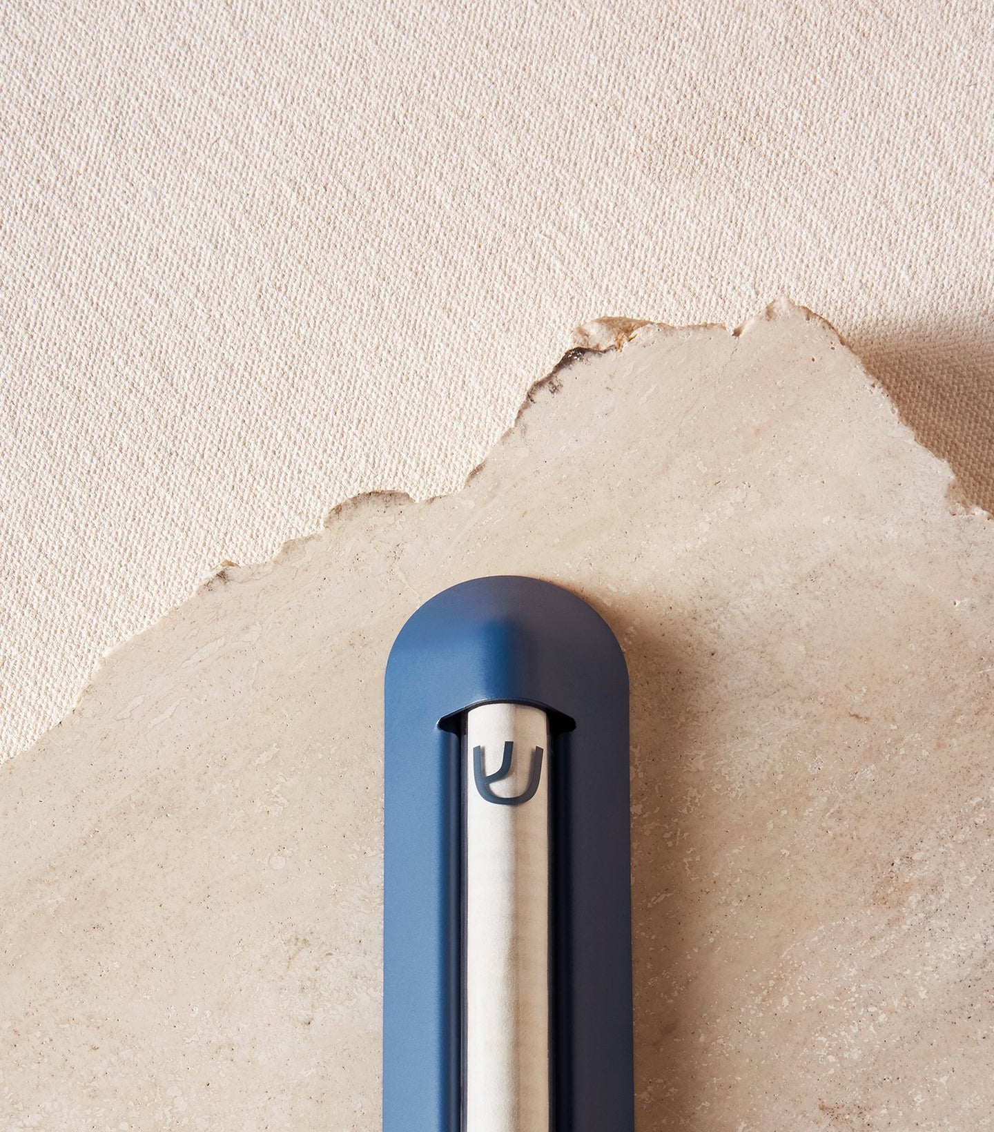 Load image into Gallery viewer, Shelter Mezuzah in Midnight blue close up
