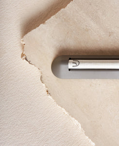 modern Shelter Mezuzah in Noir close up